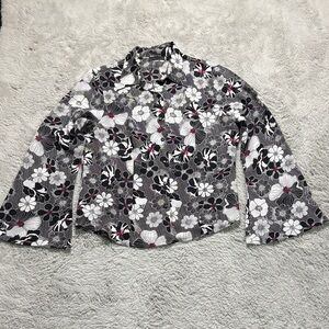 Apostrophe Monochrome Floral Blouse